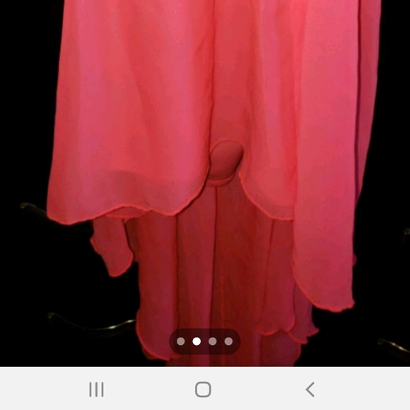 Formal Black and Pink Dress - Picture 3 of 6